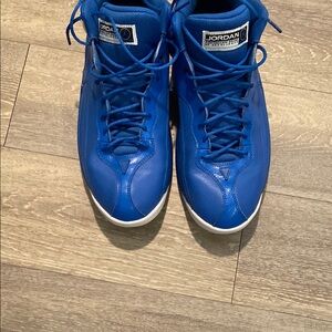 Jordan Blue Jumpman Team 1 Athletic Basketball Shoes Mens sz 12